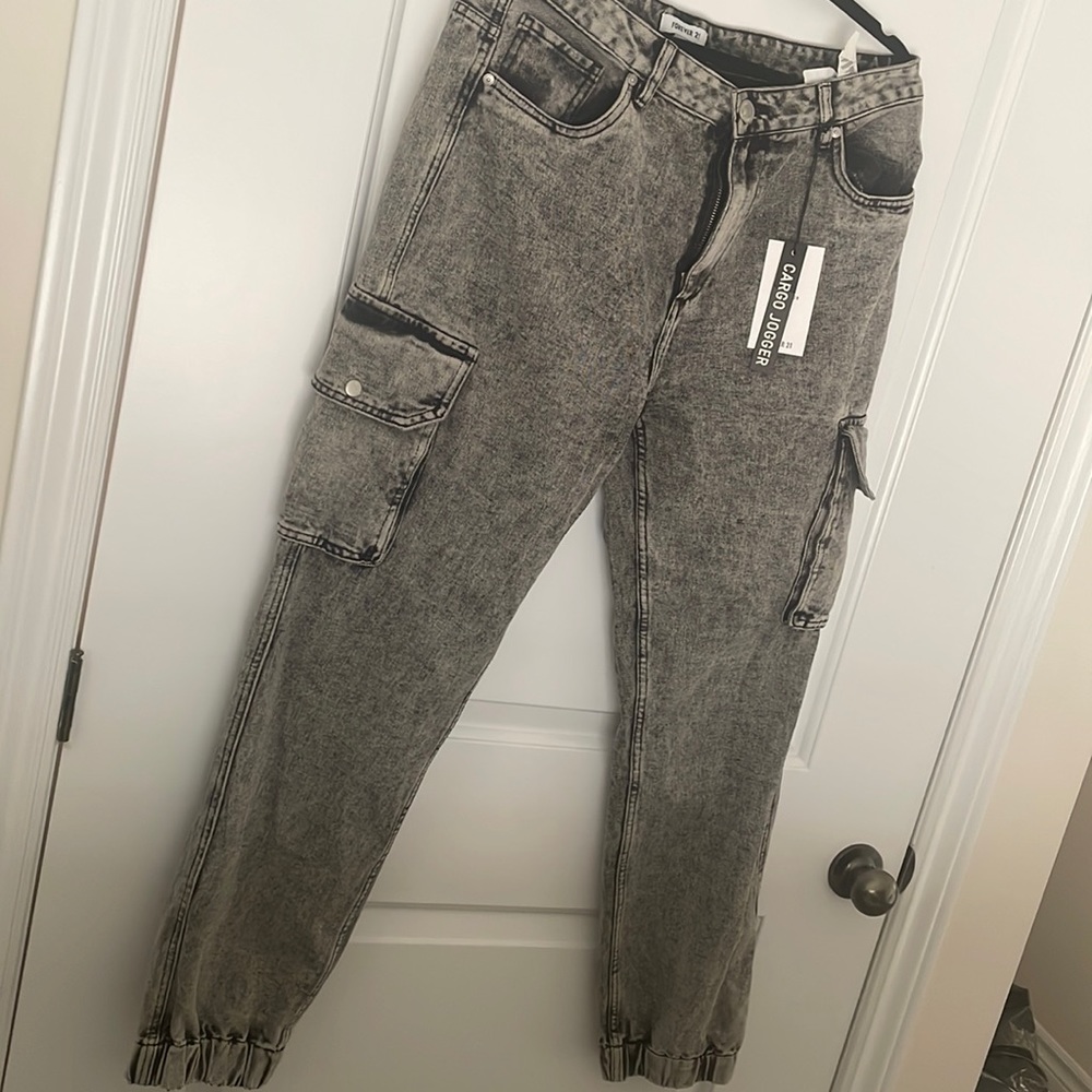 Washed out jeans
